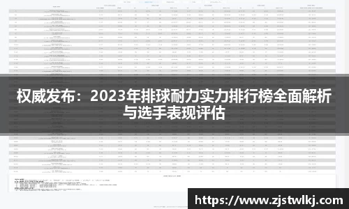 权威发布：2023年排球耐力实力排行榜全面解析与选手表现评估